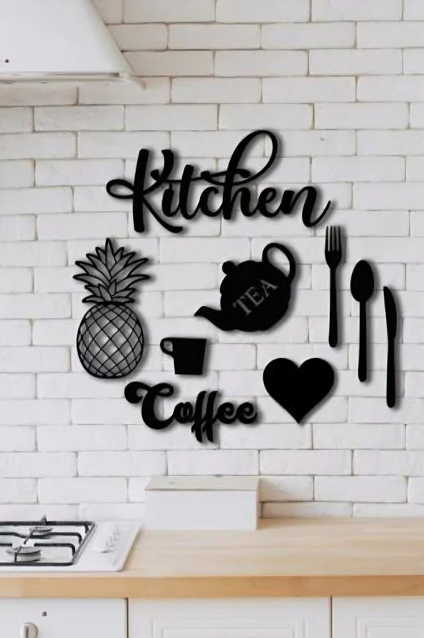 Modern Design Kitchen Wall Art set