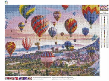 Hot Air Balloon | Diamond Painting Kit - Paint with Gemz