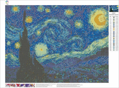 Starry Night | Diamond Painting Kit - Paint with Gemz