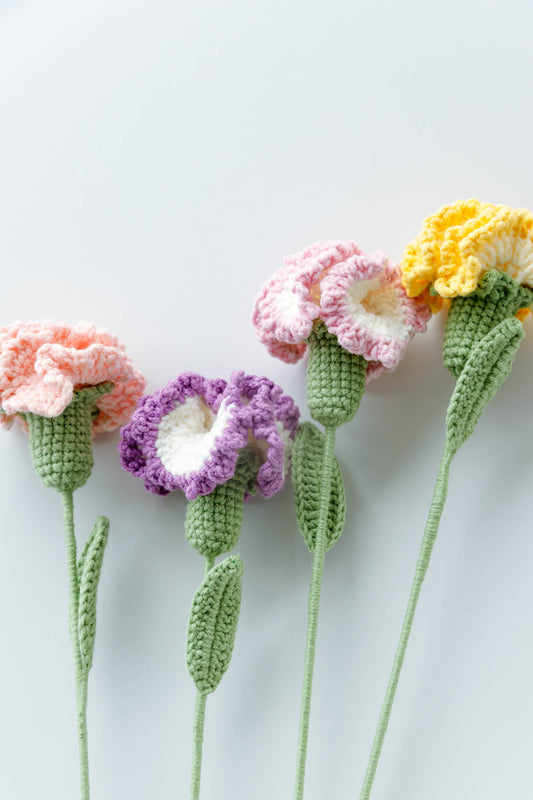 Crochet Carnation Flower