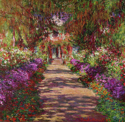 Pathway in Monet's Garden Diamond Painting kit